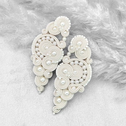 Handmade Bridal Earrings – Unique and Elegant Ivory Jewellery