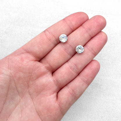 Handmade Stud Earrings with Aurea Crystal